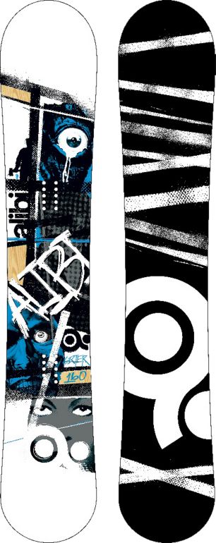 Alibi Sicter 144cm 2011 Boys Snowboard