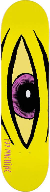 Toy Machine Sect Eye Yellow 8.0 Skateboard Deck