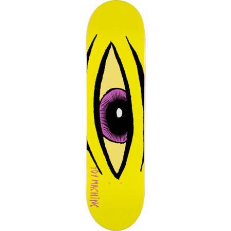 Toy Machine Sect Eye Yellow 8.0 Skateboard Deck