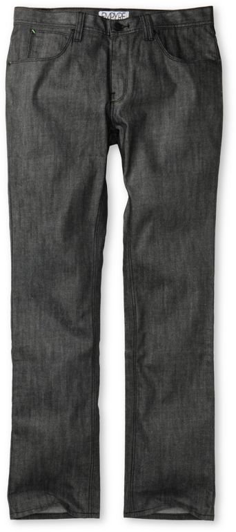 Empyre Pistol Waxed Dark Grey Regular Fit Jeans