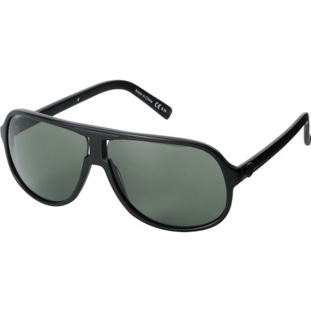 Von Zipper Hoss Black Satin & Grey Sunglasses