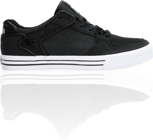 Supra Vaider Low Tuf Black Perf Shoe