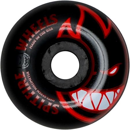 Spitfire Bighead Black & Red 57mm Skateboard Wheels