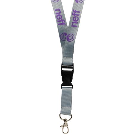 Neff Neffyard Grey & Purple Lanyard