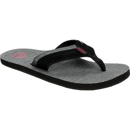 Reef Magda Black Plaid Sandals