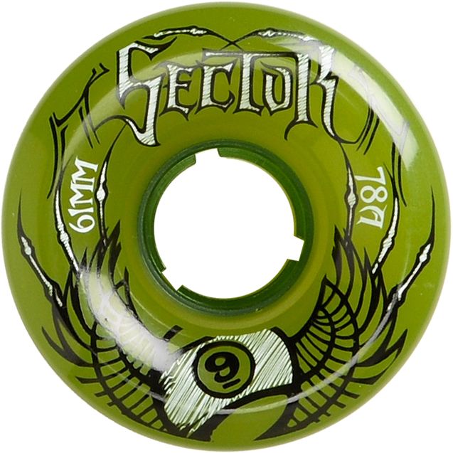 Sector 9 Top Shelf Nineball 61mm Skateboard Wheels