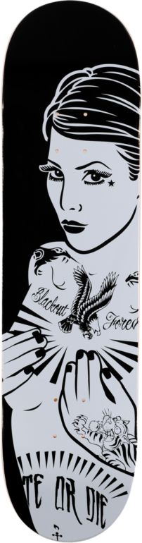 Blackout Forever Girl 8.0 Skateboard Deck