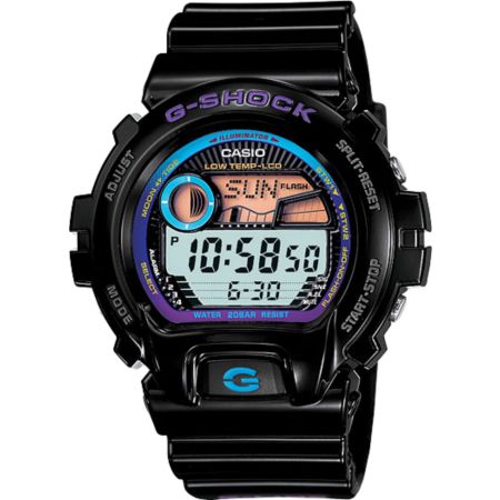 G-Shock GLX6900-1 G-Lide Black & Purple Digital Watch