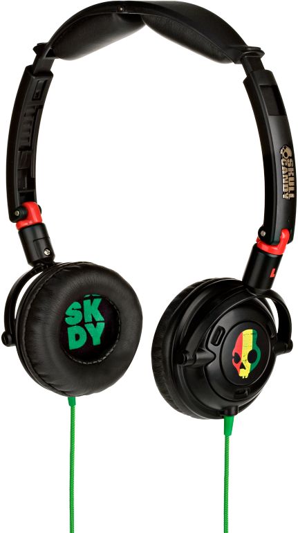 Skullcandy Lowrider Rasta Micd Headphones