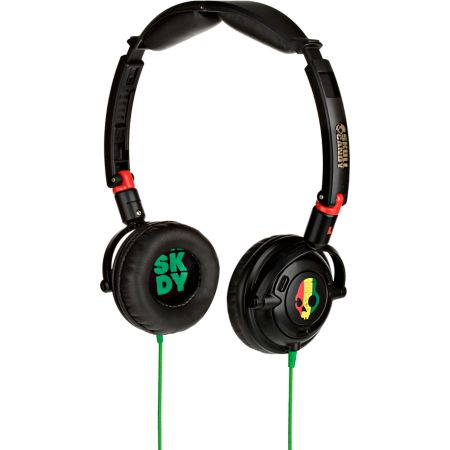 Skullcandy Lowrider Rasta Micd Headphones