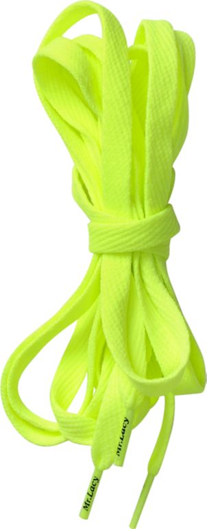 Mr. Lacy Flatties Lime Shoe Laces