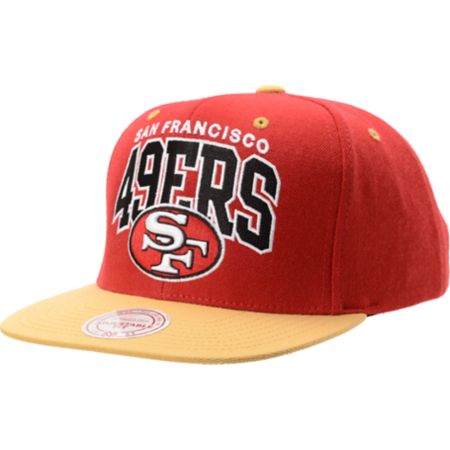 NFL Mitchell and Ness San Francisco 49ers Snapback Hat