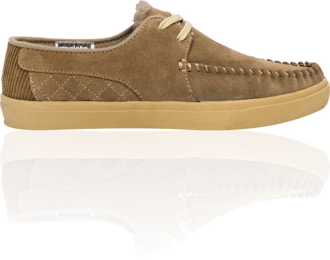 Globe Shoes Castro United Granite & Khaki Suede Slippers