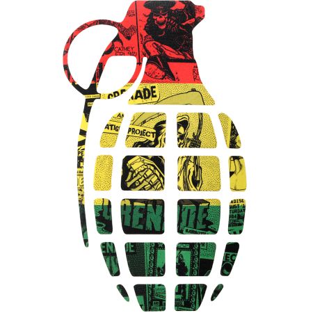 Grenade 8.5 Rasta Die Cut Sticker