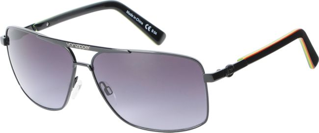 Von Zipper Stache Black Vibrations Gradient Sunglasses