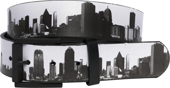 Empyre White & Black Metro Belt