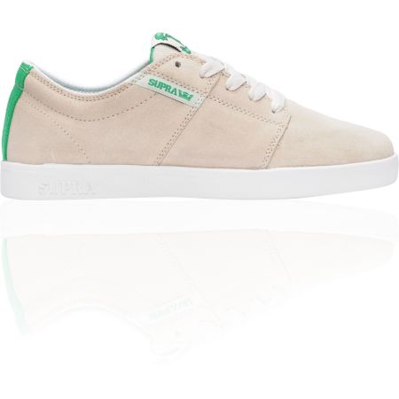 White Canvas Shoe on On Sale Supra Tk Stacks White Suede   Canvas Shoe At Zumiez   Pdp