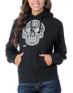 Obey Day Of The Dead Glow In The Dark Charcoal Pullover Hoodie