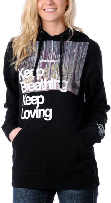 Glamour Kills Keep Breathing  Pullover Hoodie