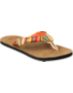 Sanuk Girls Fraidy Cat Orange Flip-Flop Sandals
