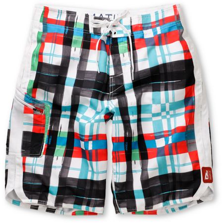 Matix Ringtong 11" White Board Shorts