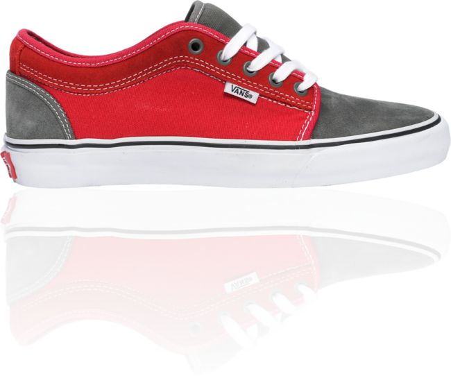 Vans Massimo Cavedoni Chukka Low Grey & Red Shoe