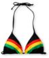 Empyre Girl Maca Rasta Stripe Bikini Top