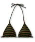 Empyre Girl Fascia Rasta Stripe Bikini Top