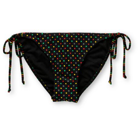 Empyre Girl Annex Rasta Polka Dot Side Tie Bottom