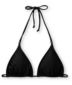 Empyre Girl Fascia Black Solid Bikini Top
