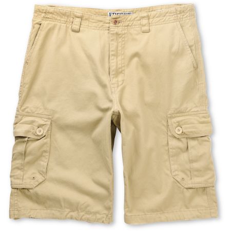 Free World Holyoke Khaki Cargo Shorts