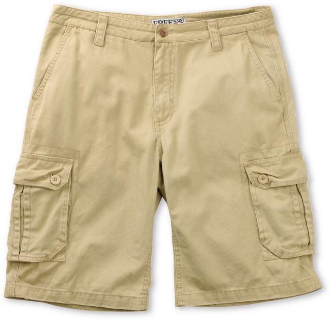 Free World Possum Khaki Cargo Shorts