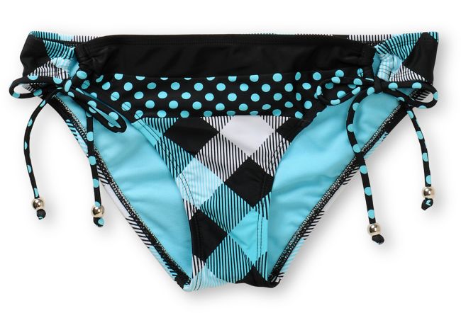 Hobie Check Out Adjustable Hipster Bikini Bottom
