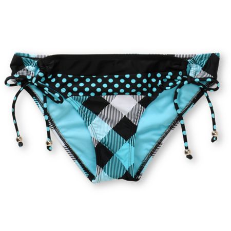 Hobie Check Out Adjustable Hipster Bikini Bottom