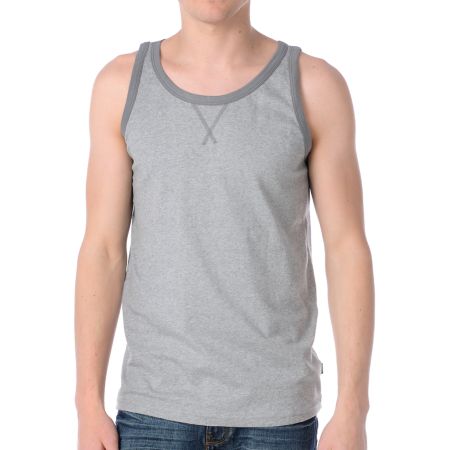 WeSC Terry Grey Knit Tank Top 