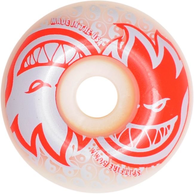 Spitfire Eternal White & Red 56mm Skateboard Wheels