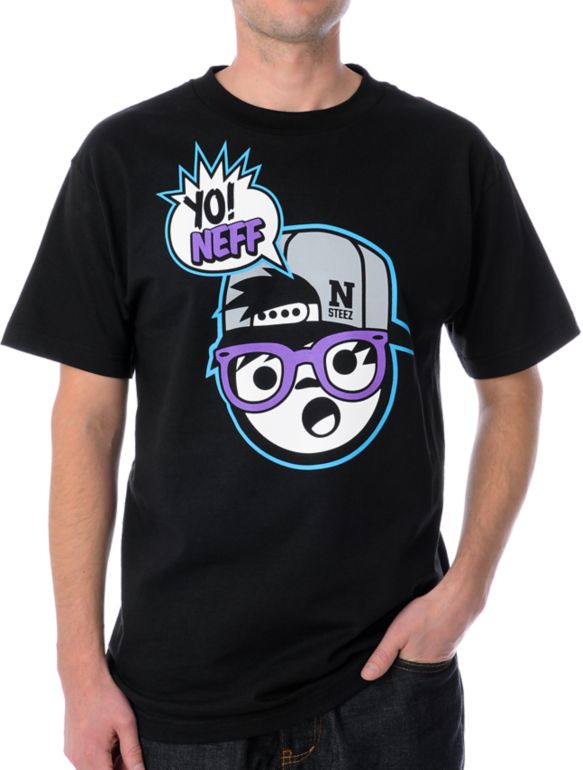 Neff Yo Neff Black Tee Shirt