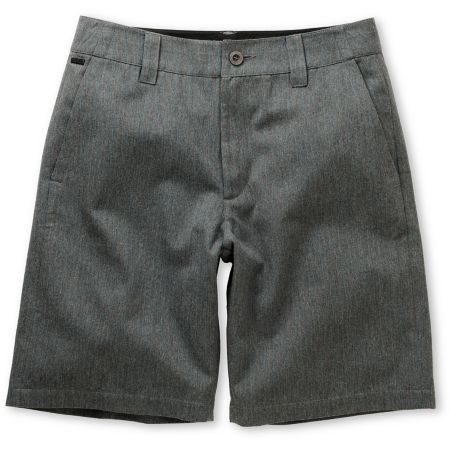 Empyre Elite Heather Grey Pinstripe Shorts