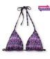 Shi Cozumel Purple Reversible Bikini Top