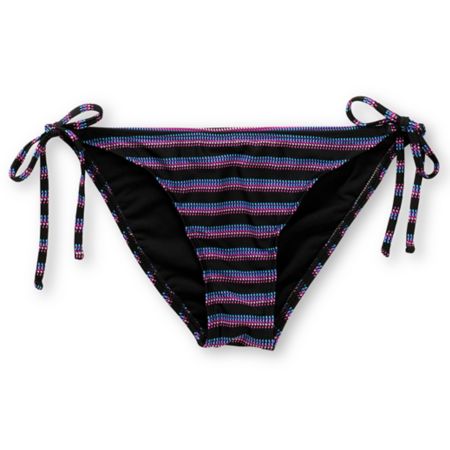 Shi Cozumel Purple Striped Tie Side Bikini Bottom