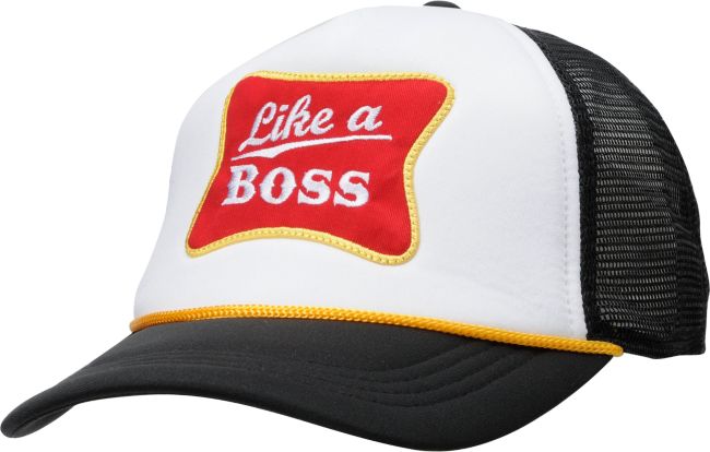 A-Lab Synergy Boss Black & White Trucker Hat