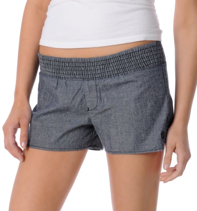 Element Girls Pedal Navy Woven Shorts