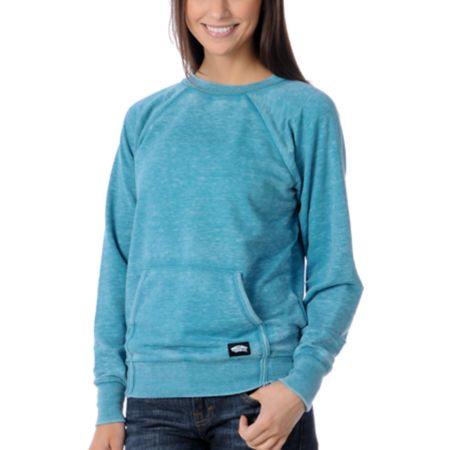 Vans Motion Teal Crew Neck Sweatshirt