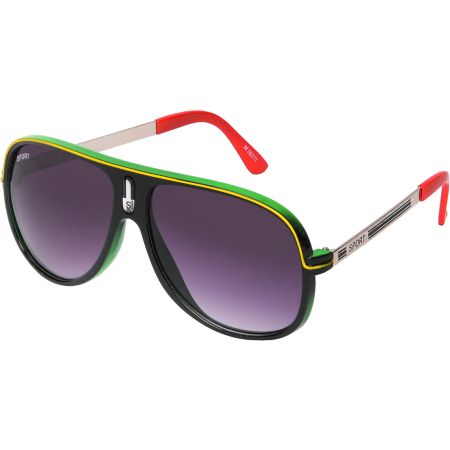 Jack Martin One Man Wolf Pack Rasta Sunglasses