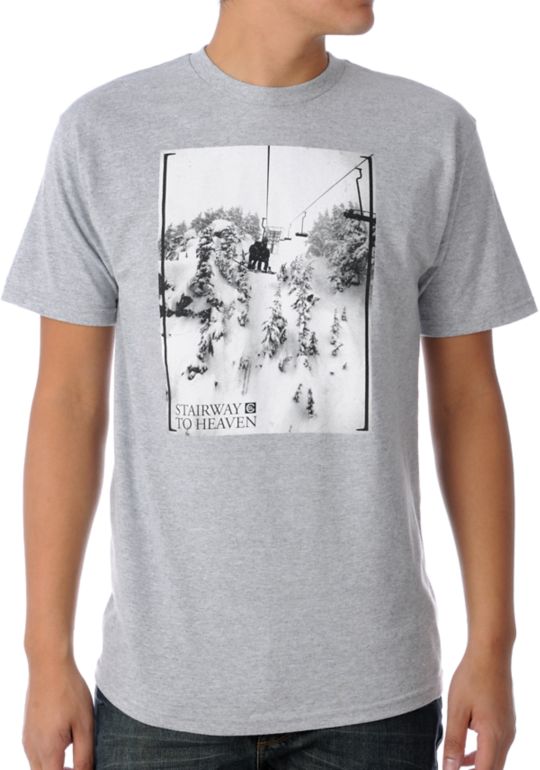 Casual Industrees Stairway Grey Tee Shirt