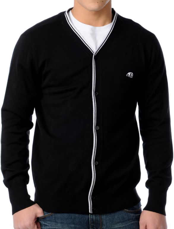 Enjoi Lovefool Black Cardigan Sweater