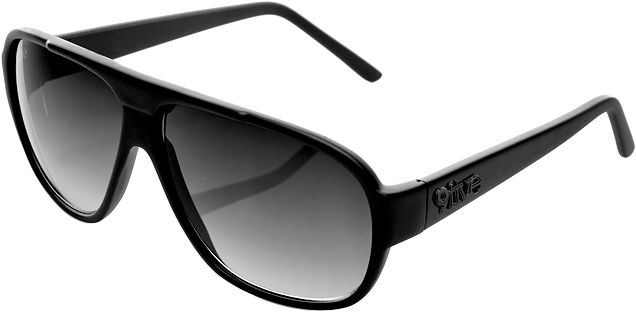 9Five Majors Matte Black Sunglasses