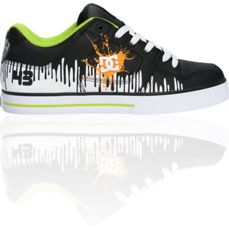  Block Shoes on On Sale Dc Ken Block Pure Black   Soft Lime Shoe At Zumiez   Pdp