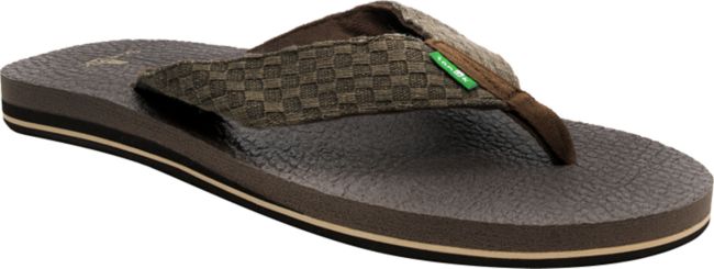 Sanuk Yogi 2 Brown Beer Cozy Sandals