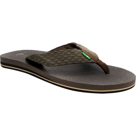 Sanuk Yogi 2 Brown Beer Cozy Sandals